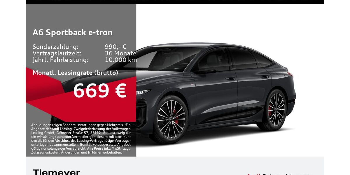 Audi A6 e-tron 17.272 km 71.770 &euro; Gelsenkirchen 45894