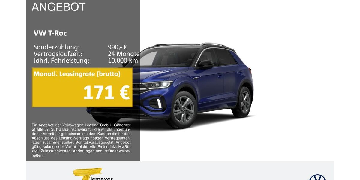 VW T-Roc 16.505 km 27.870 &euro; Herne 44653