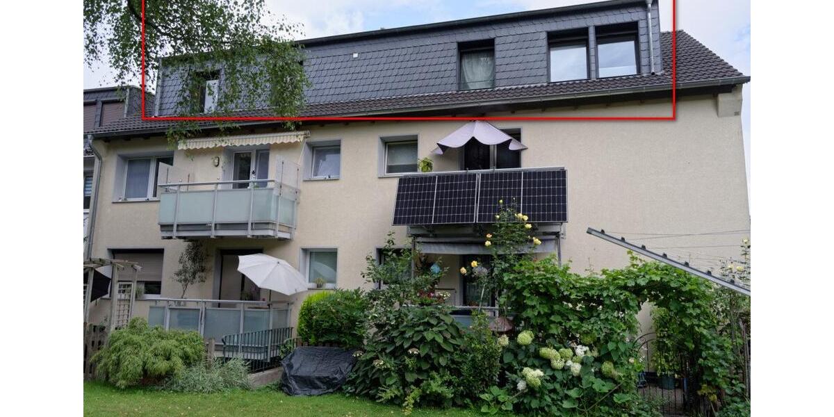 Dachgeschoßwohnung Oberhausen Biefang - 4 Zimmer, 97 m&sup2;, 217.000&euro; | Angebot:27224333