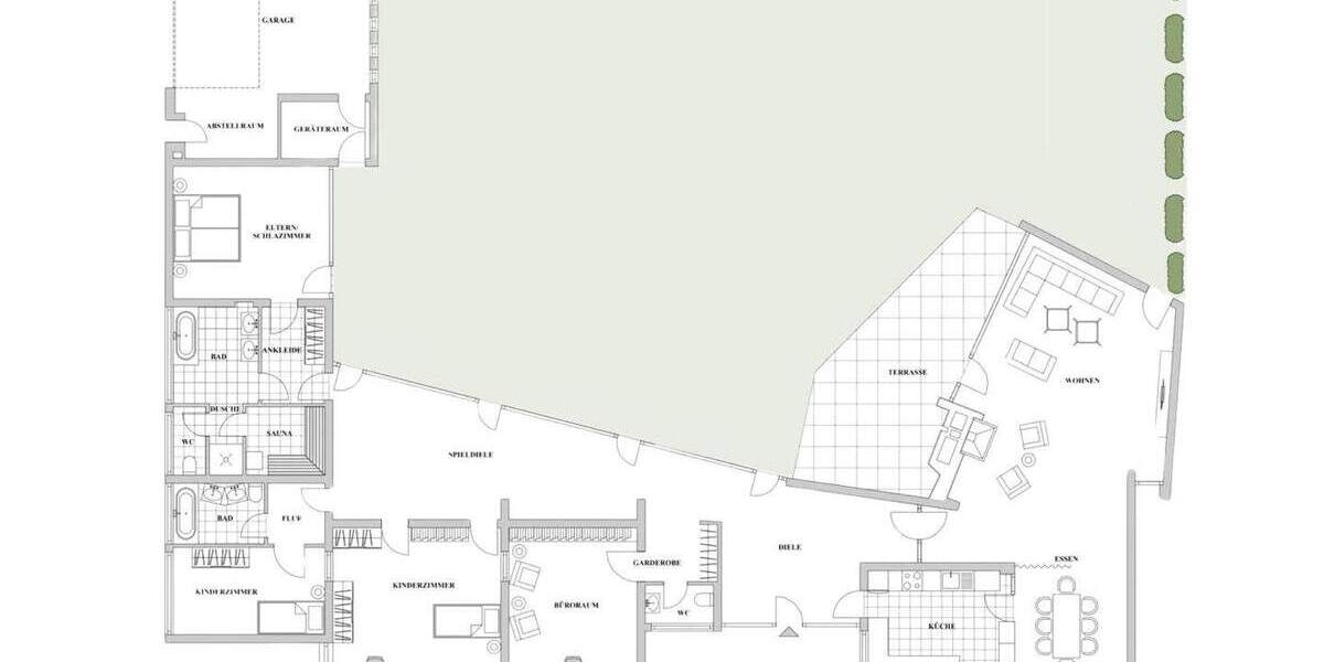 Bungalow Düsseldorf Niederkassel - 6 Zimmer, 230 m&sup2;, 3.490.000&euro; | Angebot:25683087