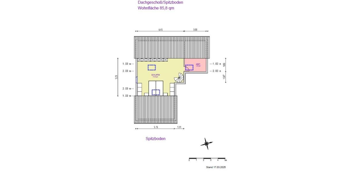 Maisonettenwohnung Wuppertal Gemarkung Elberfeld - 3 Zimmer, 86 m&sup2;, 229.000&euro; | Angebot:20725123