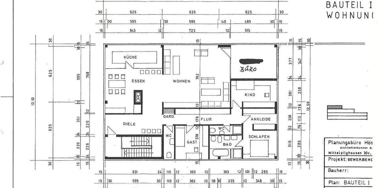 Etagenwohnung Wülfrath - 4 Zimmer, 230 m&sup2;, 2.000&euro; | Angebot:26965926