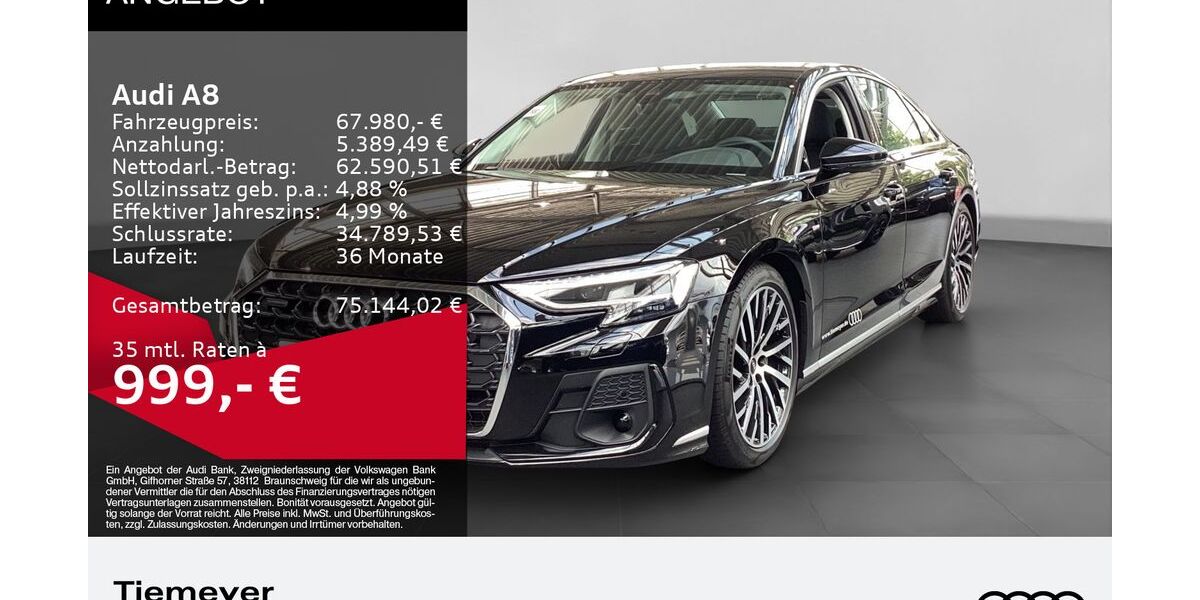 Audi A8 1.253 km 67.980 &euro; Remscheid 42897