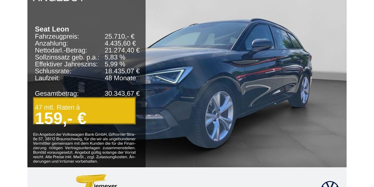 Seat Leon 29.422 km 25.710 &euro; Bochum 44892
