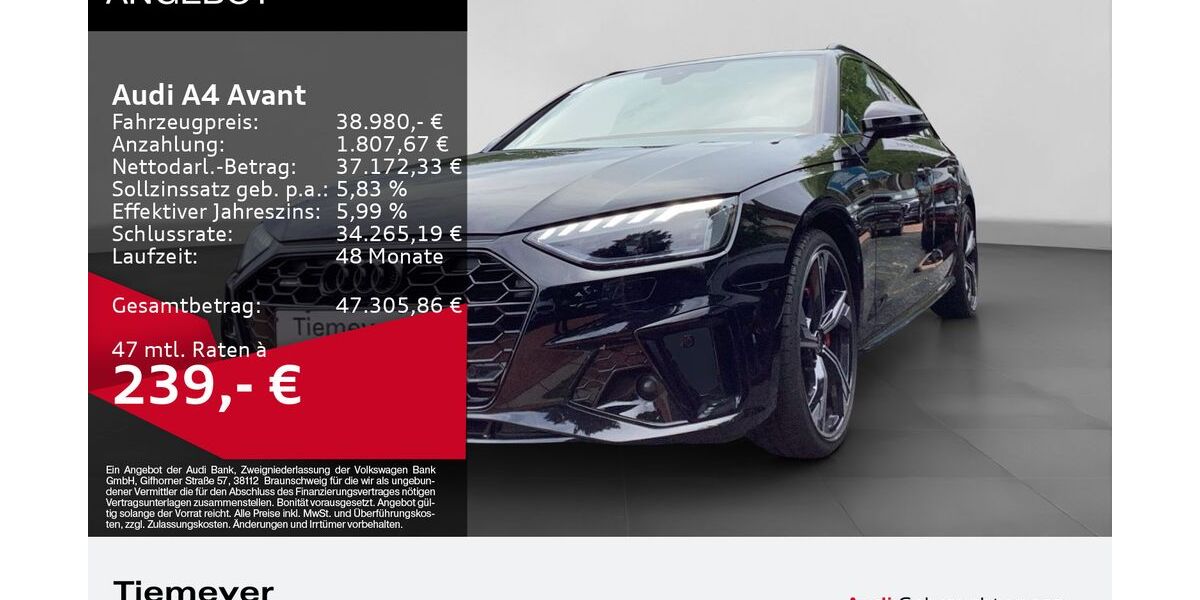 Audi A4 10.424 km 38.980 &euro; Gelsenkirchen 45894