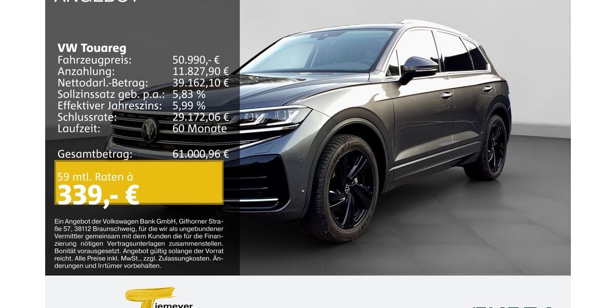 VW Touareg 48.945 km 50.990 &euro; Remscheid 42857