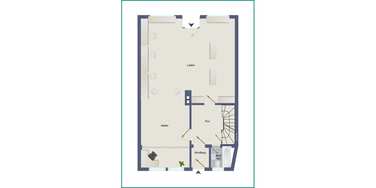 KLEINES WOHN- & GESCHÄFTSHAUS MIT LADENLOKAL IN BESTER INNENSTADTLAGE VON RADEVORWALD - Wohn- & Geschäftshaus Radevormwald Innenstadt | Angebot:27179411
