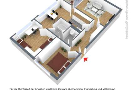 Wohnung Monheim - 3 Zimmer, 75 m&sup2;, 879&euro; | Angebot:27157803