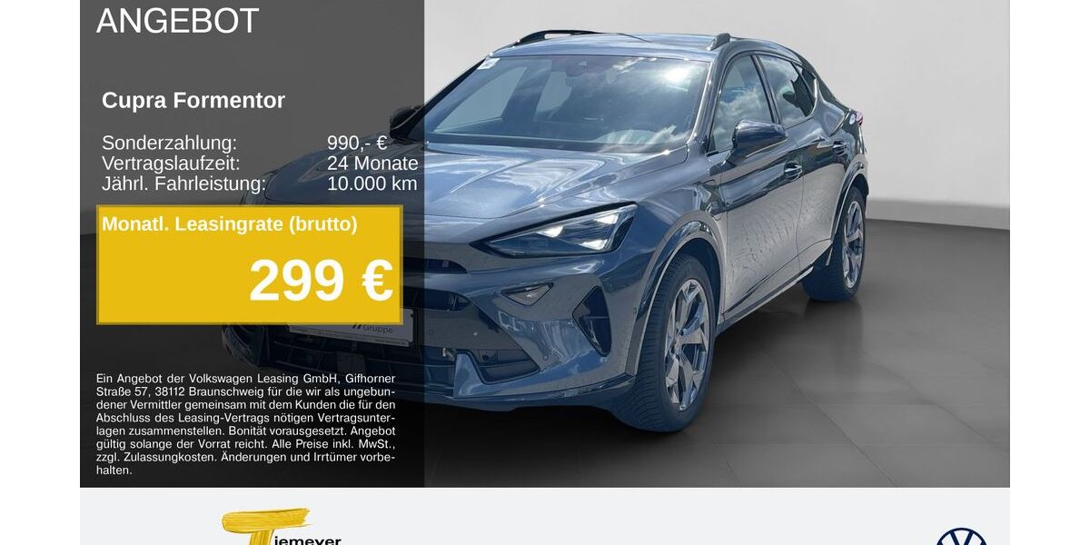 Cupra Formentor 16.132 km 34.920 &euro; Remscheid 42897