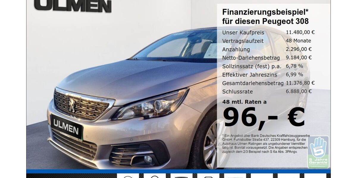 Peugeot 308 72.020 km 10.850 &euro; Ratingen 40880