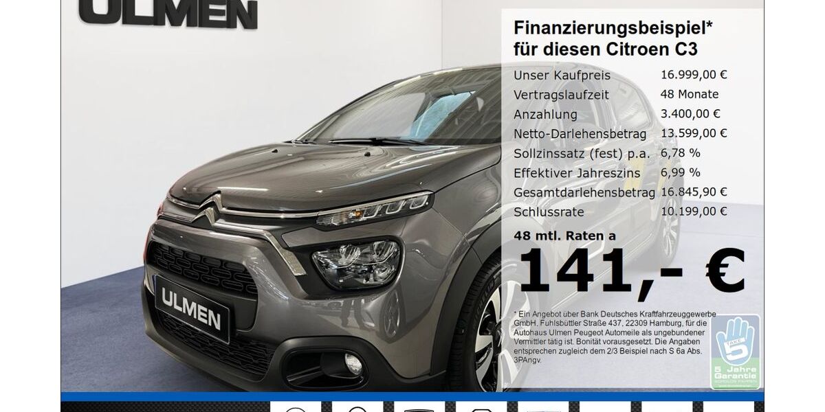 Citroen C3 40.625 km 16.999 &euro; Düsseldorf 40233