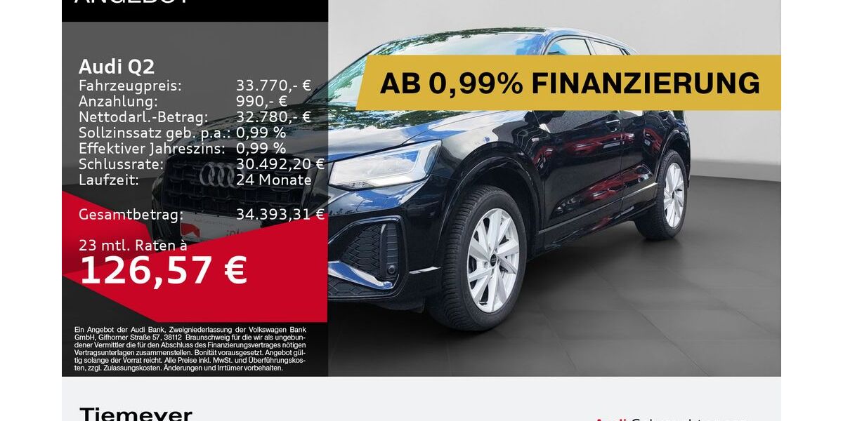 Audi Q2 9.238 km 33.370 &euro; Remscheid 42897
