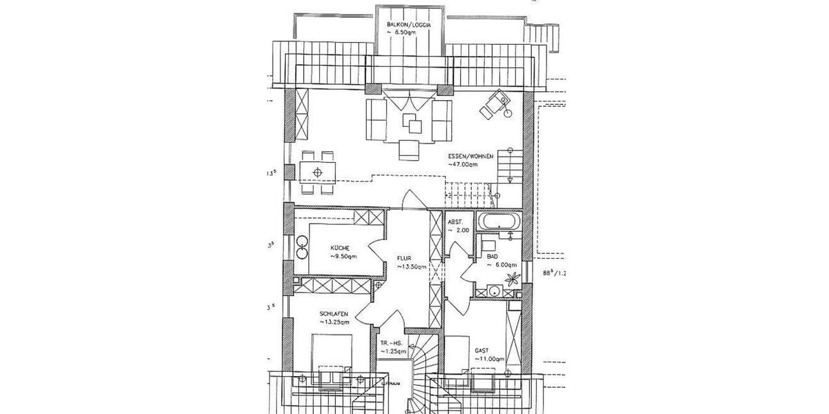 Maisonettenwohnung Ratingen Homberg - 5 Zimmer, 130 m&sup2;, 1.625&euro; | Angebot:25921781
