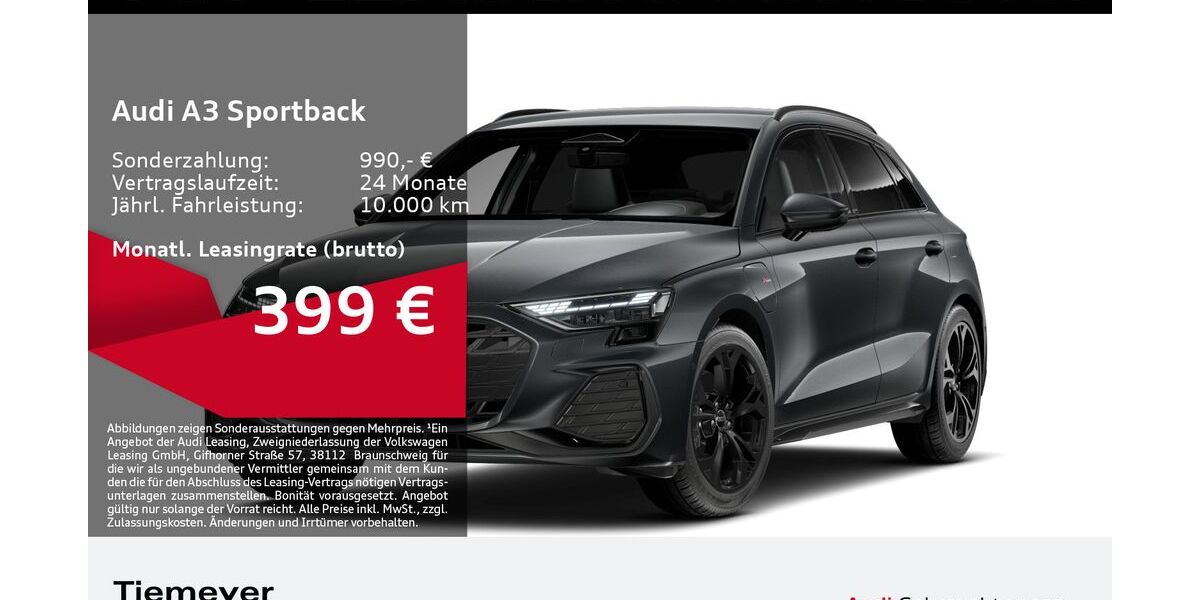Audi A3 10.277 km 42.860 &euro; Oberhausen 46047