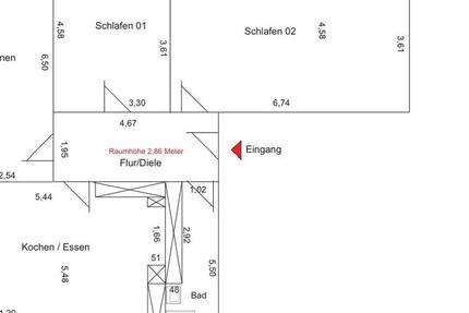 Wohnung Hagen Hagen-Nord - 3 Zimmer, 105 m&sup2;, 700&euro; | Angebot:25887352