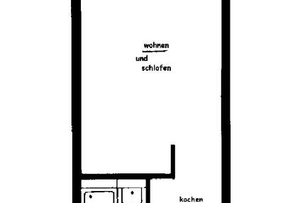 Wohnung Duisburg Laar - 1 Zimmer, 22 m&sup2;, 420&euro; | Angebot:25423283