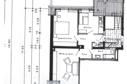 Wohnung Gelsenkirchen Gelsenkirchen-Mitte - 2 Zimmer, 56 m&sup2;, 500&euro; | Angebot:24522735