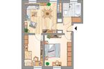 Etagenwohnung Gelsenkirchen Resse - 3 Zimmer, 47 m&sup2;, 369&euro; | Angebot:25940177