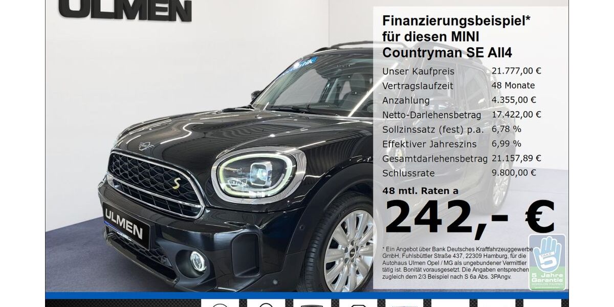 Mini Countryman SE (Cooper) 84.865 km 21.777 &euro; Düsseldorf 40231