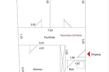 Wohnung Hagen Hagen-Nord - 2 Zimmer, 86 m&sup2;, 600&euro; | Angebot:25961214