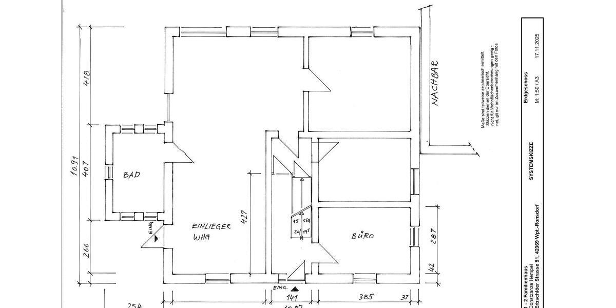 Mehrfamilienhaus, Wohnhaus Wuppertal Gemarkung Ronsdorf - 8 Zimmer, 220 m&sup2;, 450.000&euro; | Angebot:25761667