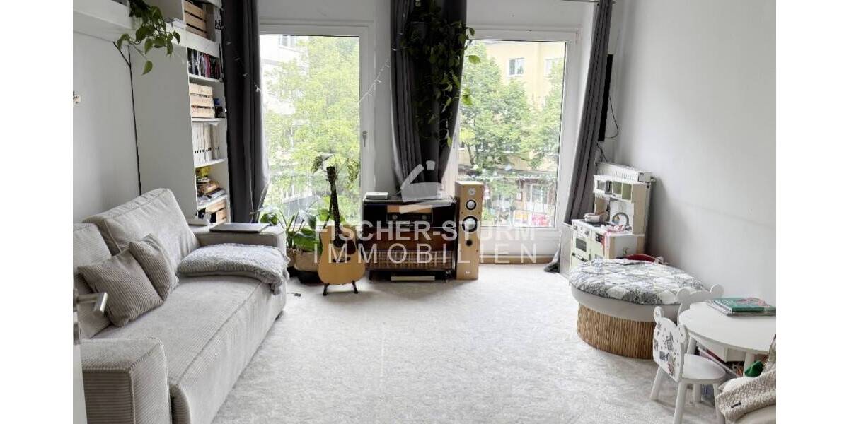 Etagenwohnung Düsseldorf Unterbilk - 2 Zimmer, 58 m&sup2;, 720&euro; | Angebot:26609024