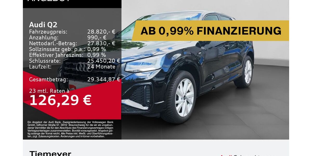 Audi Q2 22.805 km 28.420 &euro; Remscheid 42897
