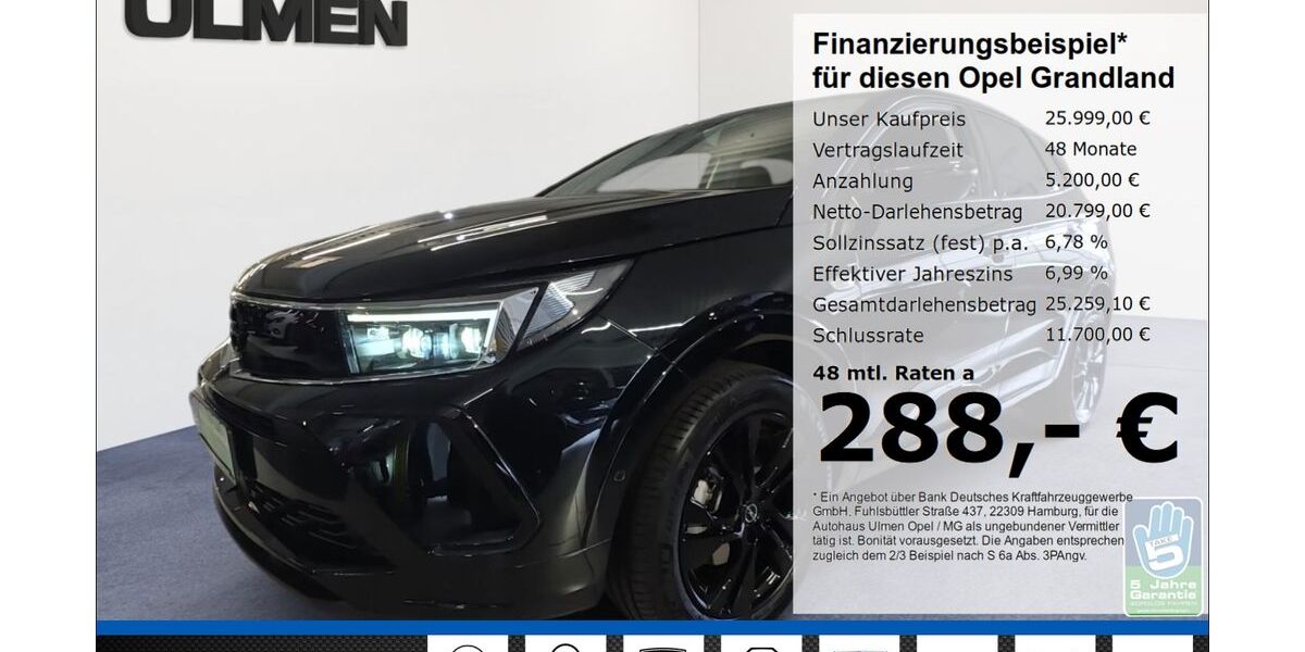 Opel Grandland (X) 29.060 km 25.999 &euro; Düsseldorf 40231