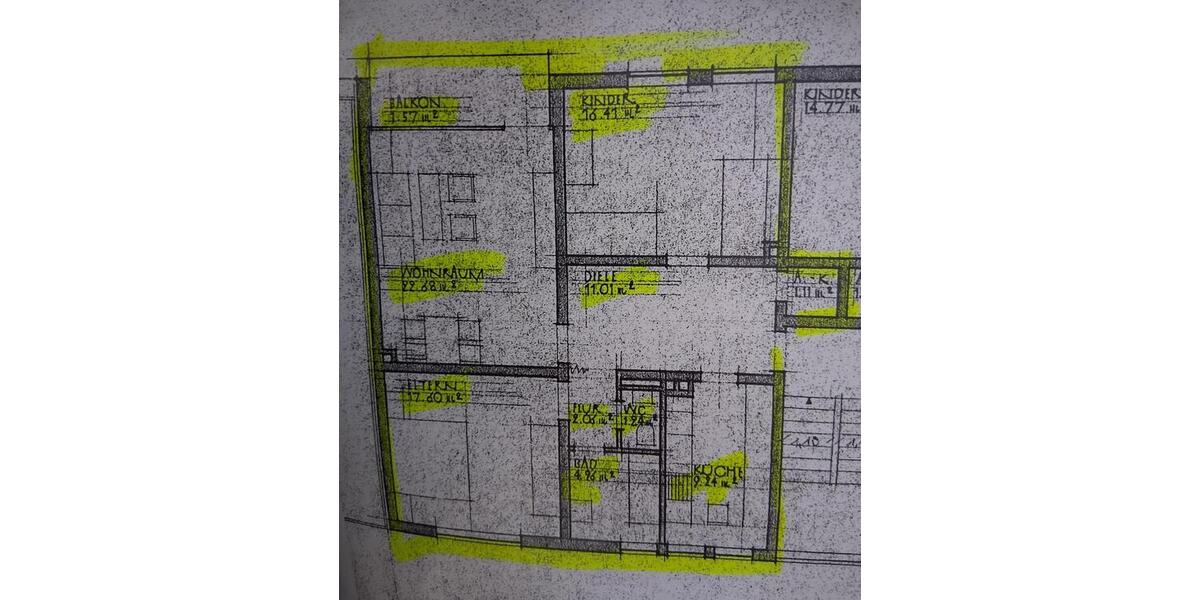 Etagenwohnung Essen Stadtbezirk II - 3.5 Zimmer, 89 m&sup2;, 1.095&euro; | Angebot:25947687