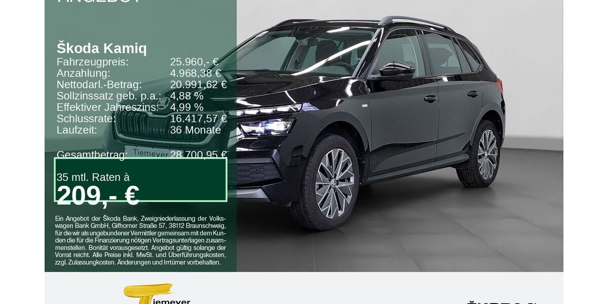 Skoda Kamiq 26.688 km 25.960 &euro; Bochum 44809