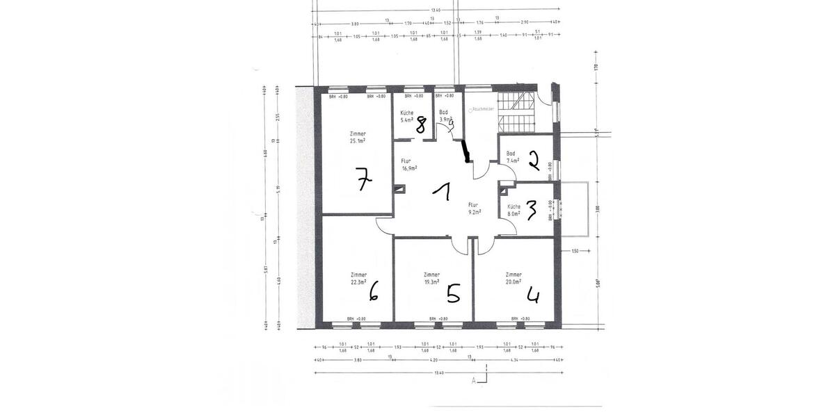 Etagenwohnung Herne Wanne-Bickern - 6 Zimmer, 140 m&sup2;, 2.600&euro; | Angebot:27536620