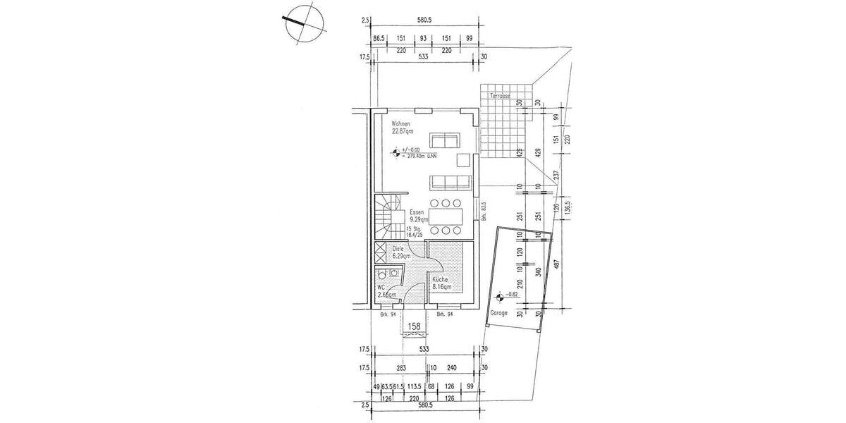 Reihenendhaus Wuppertal Elberfeld - 5 Zimmer, 136 m&sup2;, 489.500&euro; | Angebot:25728101