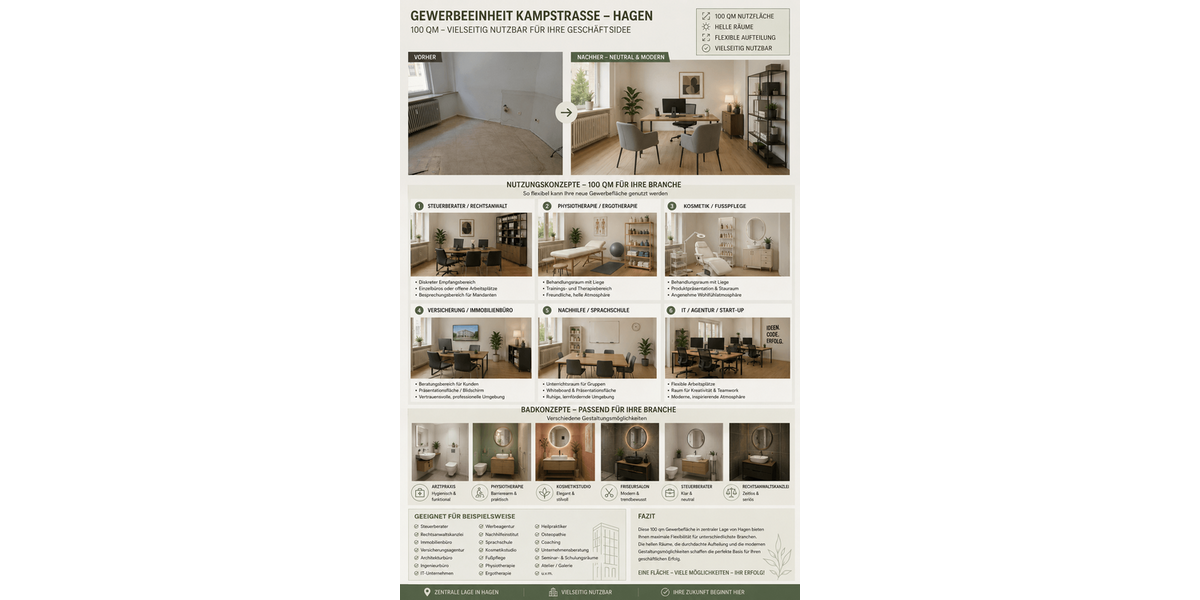 Gewerbeobjekt Hagen - 1.000&euro; | Angebot:27147813