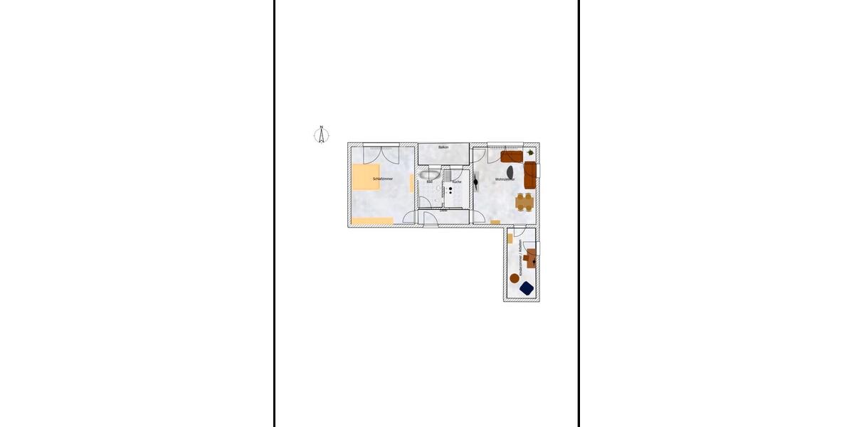 Etagenwohnung Hagen - 2.5 Zimmer, 70 m&sup2;, 580&euro; | Angebot:27549092