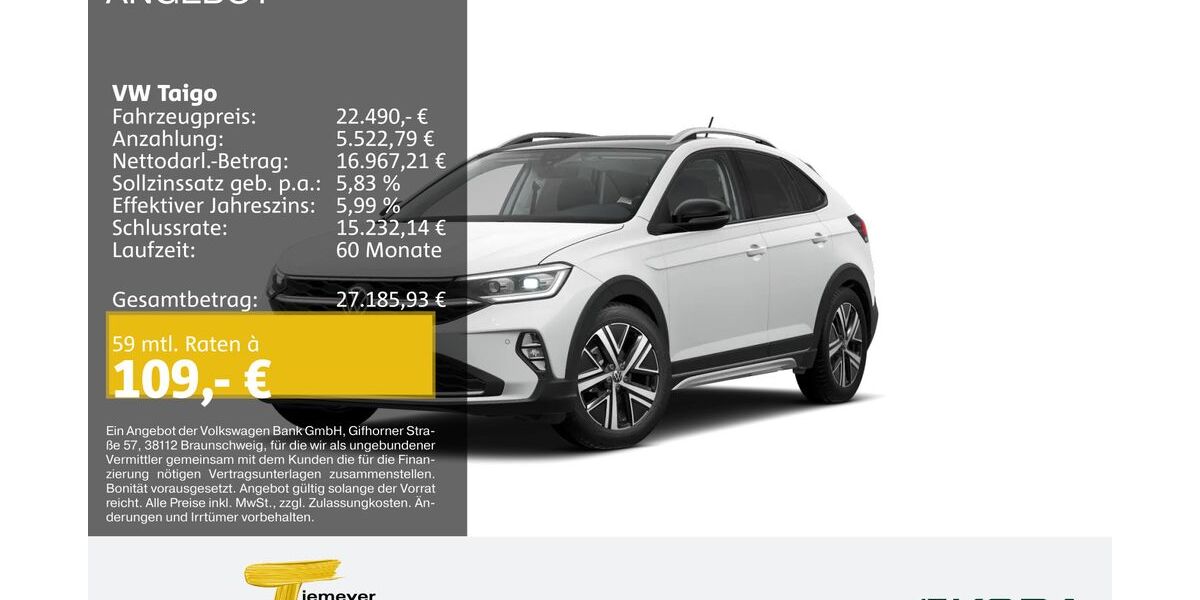 VW Taigo 19.165 km 22.490 &euro; Remscheid 42857
