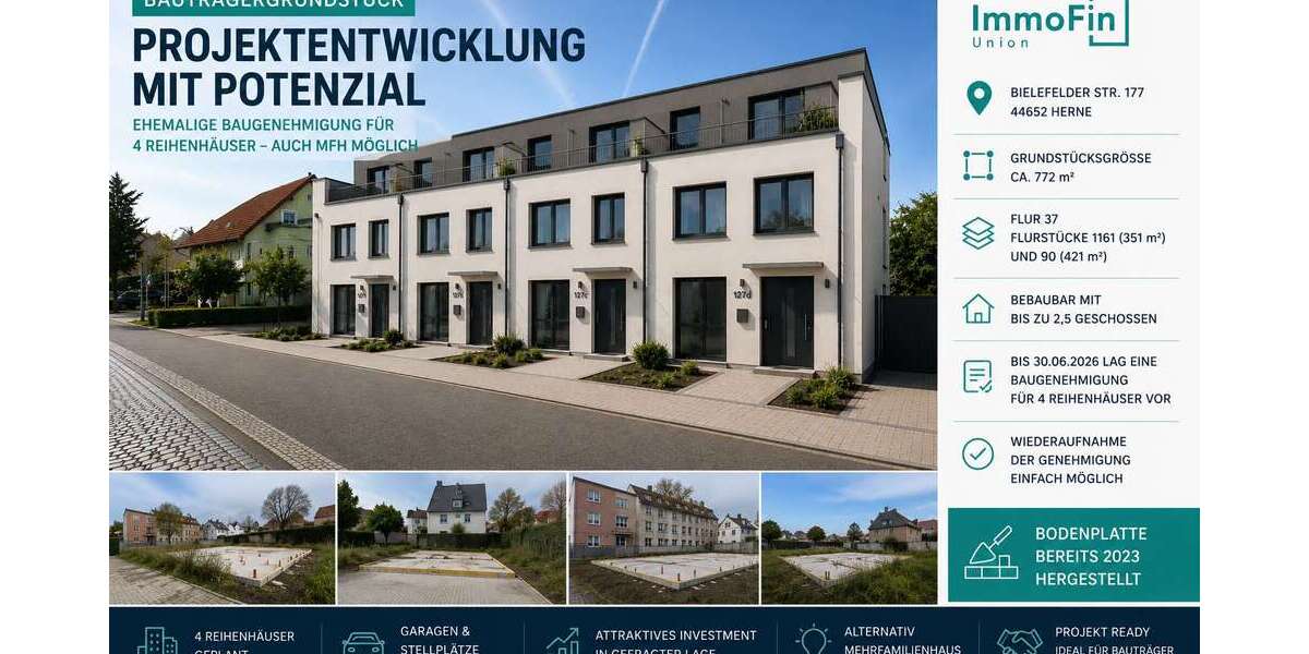 Grundstück Herne Holsterhausen - 370.000&euro; | Angebot:26992179