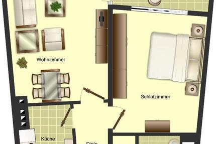 Wohnung Solingen Wald - 2.5 Zimmer, 52 m&sup2;, 479&euro; | Angebot:24489873