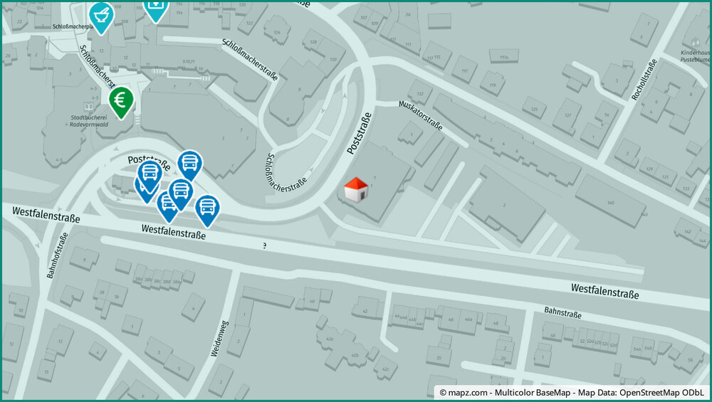 PROVISIONSFREI ! SEHR GUT GESCHNITTENE 3-ZIMMER-WOHNUNG MIT GARAGE IM STADTZENTRUM VON RADEVORMWALD - Etagenwohnung Radevormwald Innenstadt | Angebot:25542525