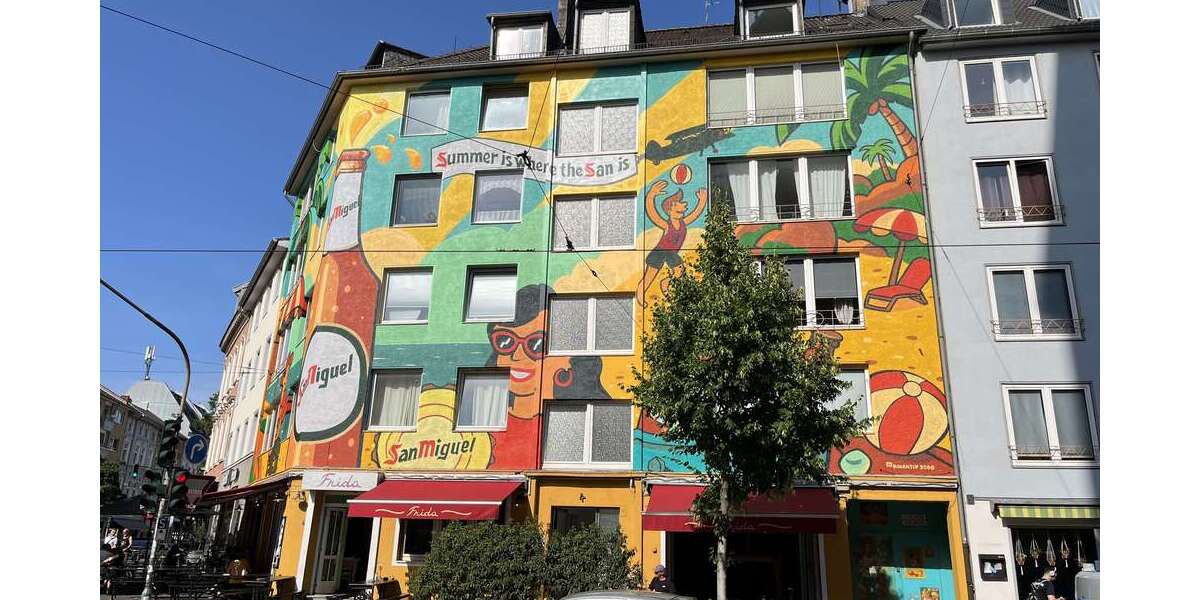 Etagenwohnung Düsseldorf Unterbilk - 2 Zimmer, 64 m&sup2;, 239.000&euro; | Angebot:26615734
