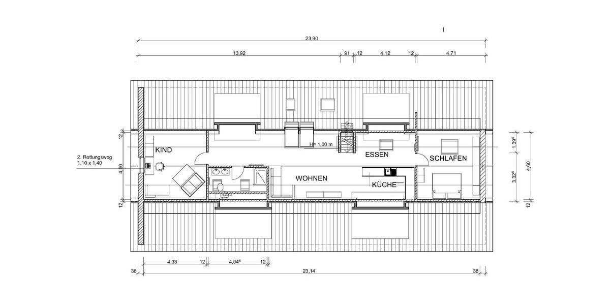Maisonettenwohnung Gelsenkirchen Gelsenkirchen-Nord - 3 Zimmer, 75 m&sup2;, 229.000&euro; | Angebot:27231082