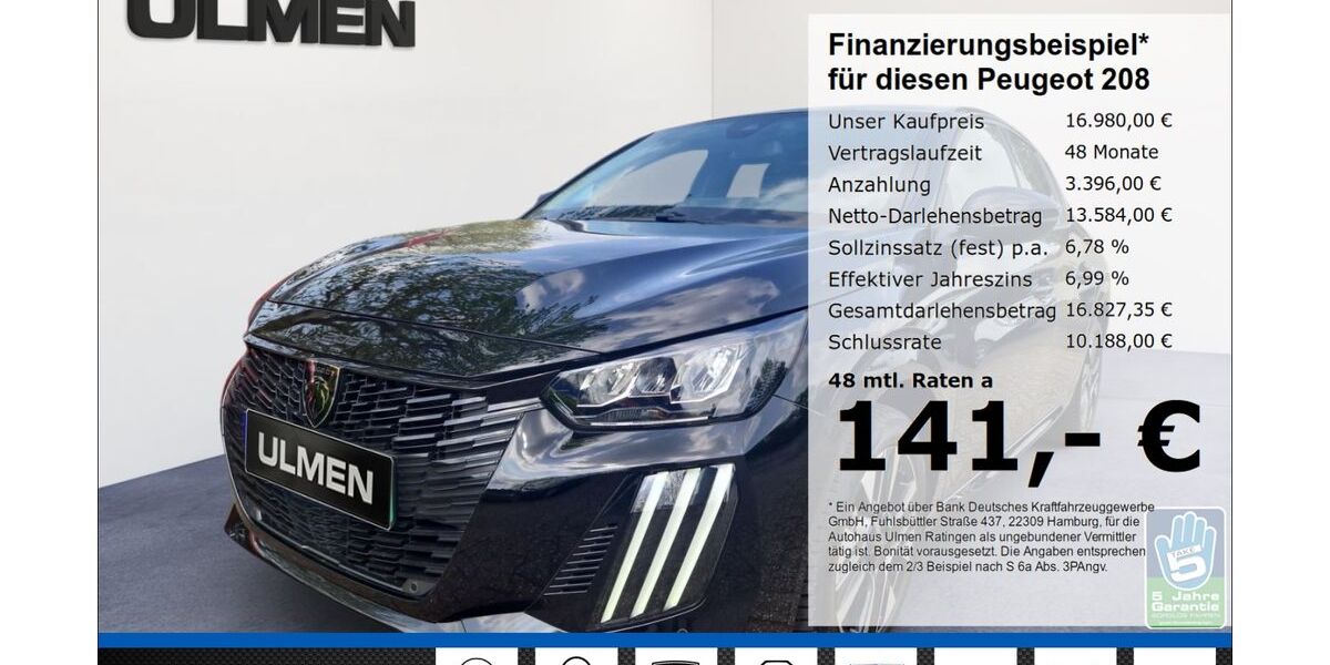 Peugeot 208 25.143 km 16.680 &euro; Ratingen 40880