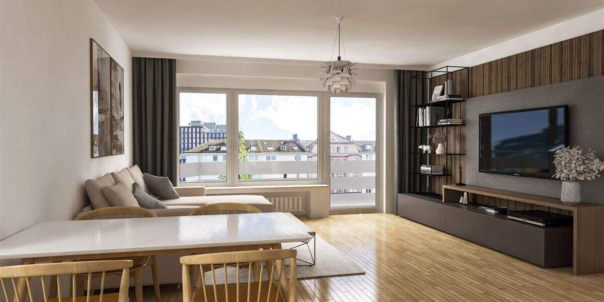 Etagenwohnung Düsseldorf Golzheim - 3 Zimmer, 359.000&euro; | Angebot:25745097