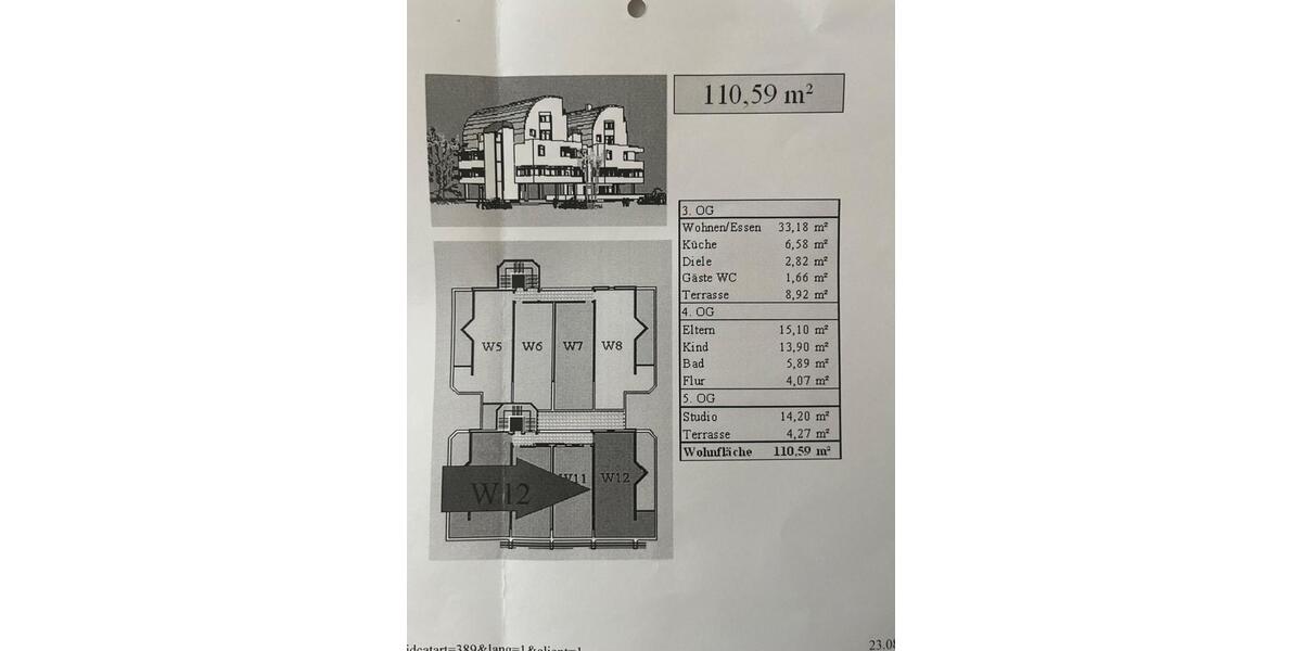 Maisonettenwohnung Schwelm - 4 Zimmer, 110 m&sup2;, 288.000&euro; | Angebot:27534500