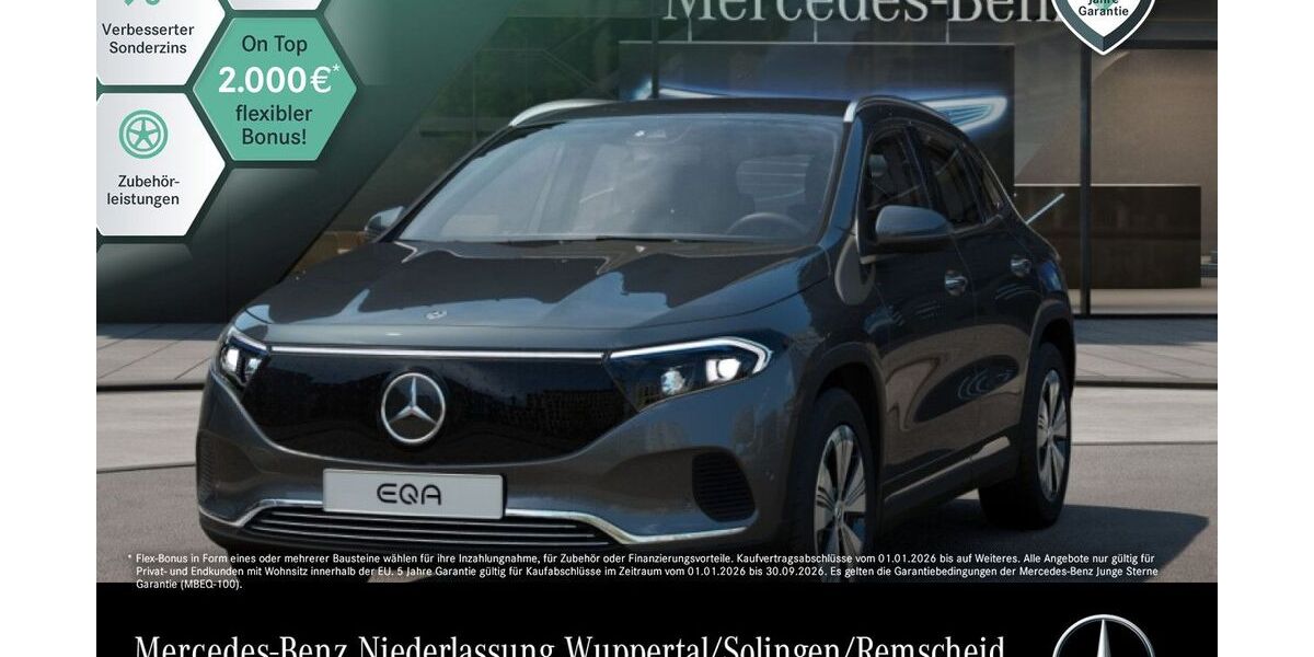 Mercedes-Benz EQA 8.102 km 37.490 &euro; Wuppertal 42115