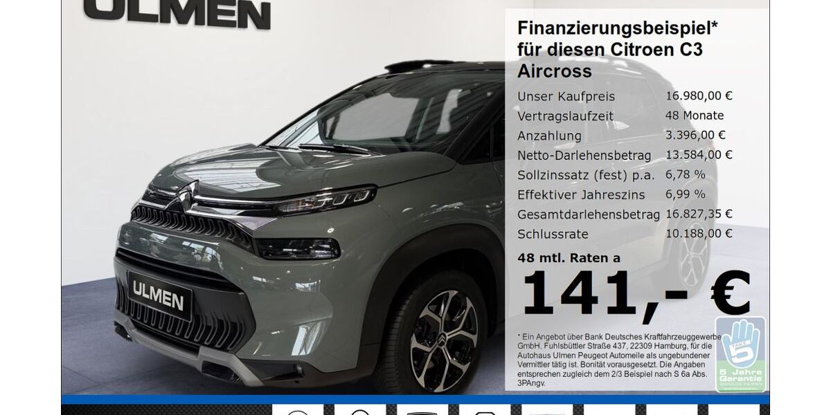 Citroen C3 Aircross 49.177 km 16.680 &euro; Düsseldorf 40233