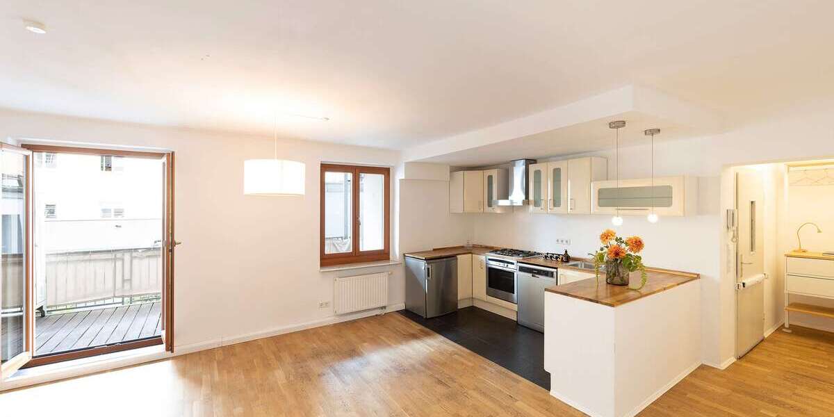 Etagenwohnung Düsseldorf Flingern Süd - 3 Zimmer, 76 m&sup2;, 430.000&euro; | Angebot:27564446