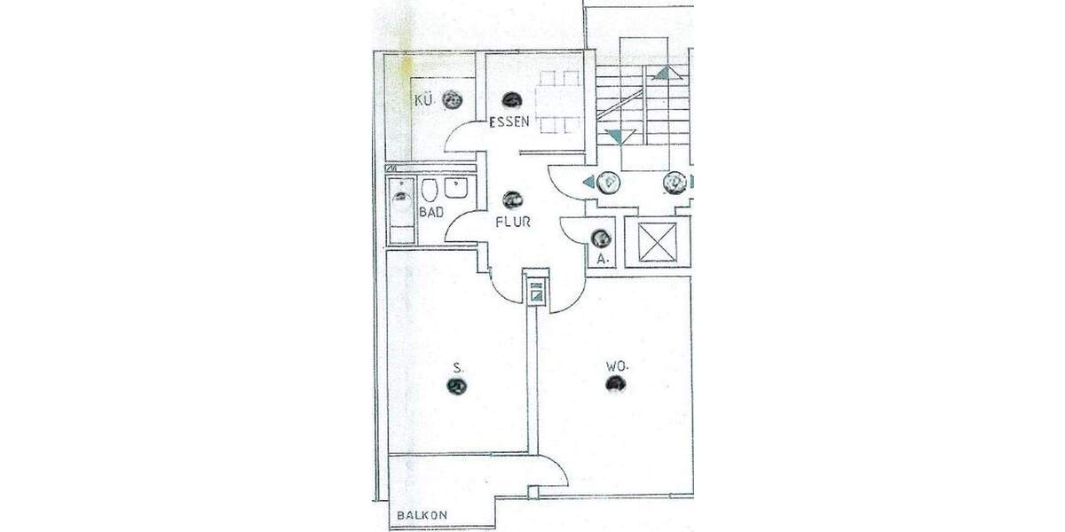 Etagenwohnung Wuppertal Barmen - 2 Zimmer, 64 m&sup2;, 560&euro; | Angebot:25870156