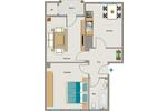 Erdgeschoßwohnung Essen Stadtbezirk III - 2.5 Zimmer, 55 m&sup2;, 459&euro; | Angebot:26470283