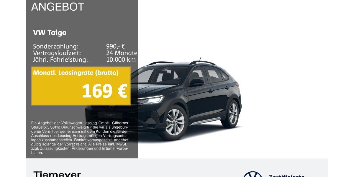 VW Taigo 7.184 km 24.570 &euro; Bochum 44892