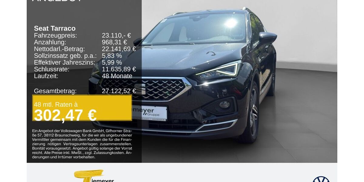 Seat Tarraco 93.483 km 23.110 &euro; Oberhausen 46047